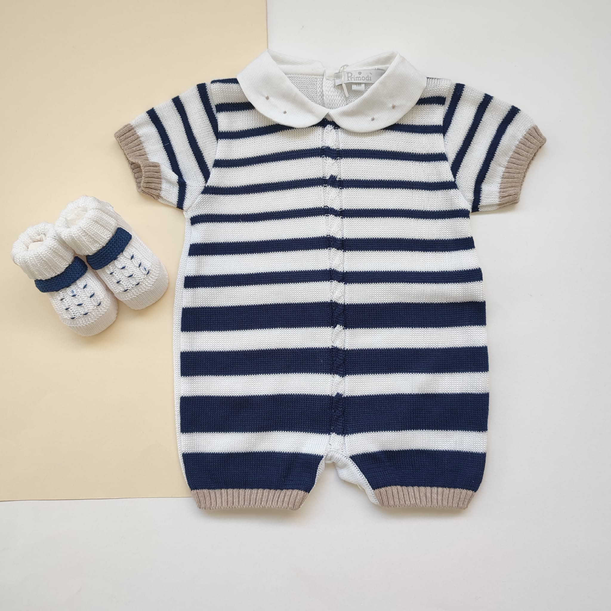 Scarpette bianco bluette